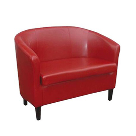 Zweisitzer-Sofa • rot | Sitzhöhe 470 mm Produktbild