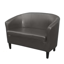 Zweisitzer-Sofa • schwarz | Sitzhöhe 470 mm Produktbild 0 L
