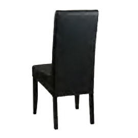Vollpolsterstuhl • schwarz | Sitzhöhe 480 mm | Rückenausführung hoch Produktbild