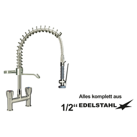 Geschirrspülbrause 1/2" Zweiloch Zweigriffmischer H 500 mm Produktbild