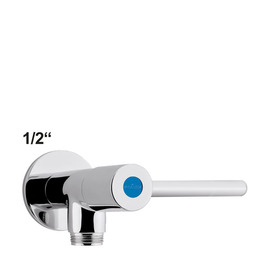 Wandventil silver 1/2" 1-Flügelgriff lang Produktbild