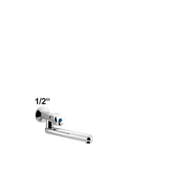 Wandventil profi 1/2" mit Schwenkauslauf unten | Ausladung 250 mm Produktbild