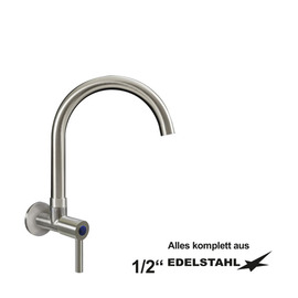 Wandventil clamix 1/2" Hebelmischer Hebel rund lang A 190 mm Produktbild