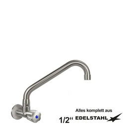 Wandventil clarix 1/2" C-Auslauf schräg A 250 mm Produktbild