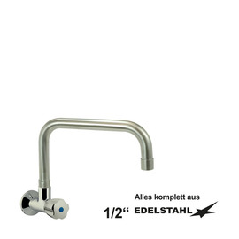 Wandventil clarix 1/2" C-Auslauf gerade A 250 mm Produktbild