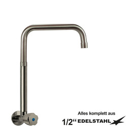 Wandventil clarix 1/2" hoher C-Auslauf gerade A 250 mm Produktbild