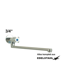 Wandventil clasix 3/4" gerader Auslauf A 300 mm Produktbild