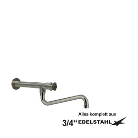 Wandventil clasix 3/4" S-Auslauf unten Wandverlängerung L 210 mm A 300 mm Produktbild