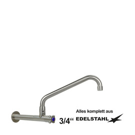 Wandventil clasix 3/4" C-Auslauf schräg Wandverlängerung L 210 mm A 300 mm Produktbild