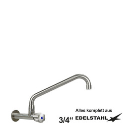 Wandventil clarix Wandverlängerung L 80 mm Sechskantgriff A 300 mm Produktbild