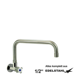 Wandventil clasix 1/2" C-Auslauf gerade A 300 mm Produktbild