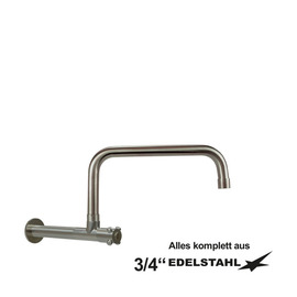 Wandventil clasix 3/4" C-Auslauf gerade Wandverlängerung L 210 mm A 300 mm Produktbild