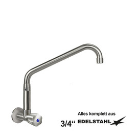 Wandventil clarix erhöhter C-Auslauf schräg A 300 mm Produktbild
