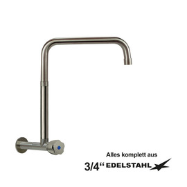 Wandventil clarix hoher C-Auslauf gerade Wandverlängerung L 80 mm A 300 mm Produktbild