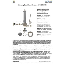 Geschirrspülbrause optimo 1/2" | schwarz Produktbild 4 S