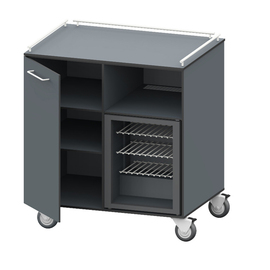 Outdoor-Servicestation mit Kühlschrank 42 ltr | Flügeltür Produktbild