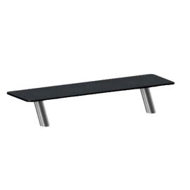 Thekenaufsatz auf Schrägkonsolen montiert, L 90 B 25 H 20 cm Produktbild