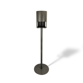 Desinfektionsmittelspender mit Sensor Standmodell grau inkl. Desinfektionsmittel 5 x 1 ltr Produktbild