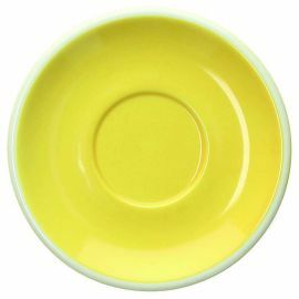 Untertasse ALBERGO Porzellan gelb Ø 160 mm Produktbild