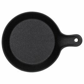 Servierpfanne MIGNON BLACK Keramik schwarz | rund 217 mm x 160 mm H 30 mm Produktbild