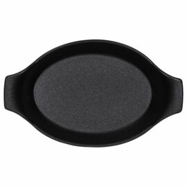 Servierpfanne MIGNON BLACK Keramik schwarz | oval 220 mm x 135 mm H 45 mm Produktbild