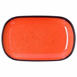 Servierplatte COLOURFUL oval orange 135 mm x 210 mm Produktbild