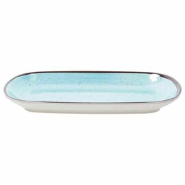 Servierplatte COLOURFUL oval blau 135 mm x 210 mm Produktbild
