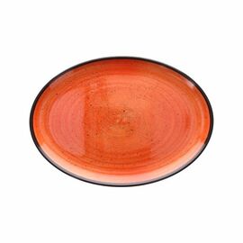 Servierplatte COLOURFUL oval orange 255 mm x 355 mm Produktbild