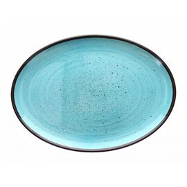 Servierplatte COLOURFUL oval blau 255 mm x 355 mm Produktbild