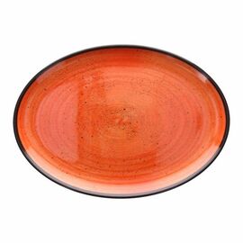 Servierplatte COLOURFUL oval orange 340 mm x 480 mm Produktbild