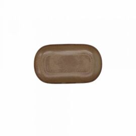 Servierplatte TERRACOTTA oval Porzellan braun x 240 mm Produktbild