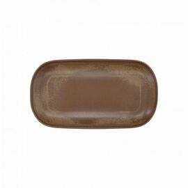 Servierplatte TERRACOTTA oval Porzellan braun x 330 mm Produktbild