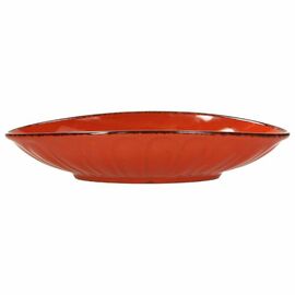 Teller oval Ø 215 mm Porzellan orange | 120 mm Produktbild