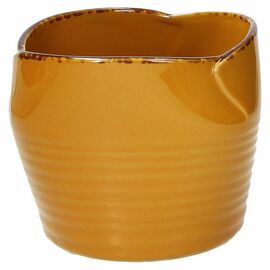 Vase VULCANIA VEGGIE Porzellan gelb Ø 120 mm H 100 mm Produktbild