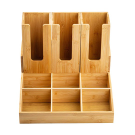Kaffeestation | Organizer Bambus | 9 Fächer Produktbild