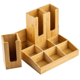 Kaffeestation | Organizer Bambus | 9 Fächer Produktbild 1 S