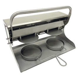 Burgerpresse mit 2 runden Formen ø 130 mm Produktbild