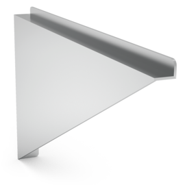 Konsole nach unten für Wandboard 265 x 20 x 200 mm, links Produktbild