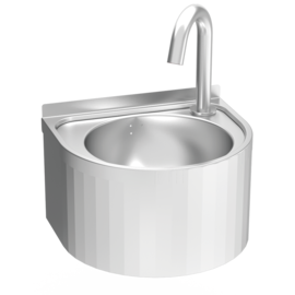 Rundes automatisches, batteriebetriebens Handwaschbecken zur Wandmontage Produktbild