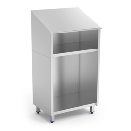 Stehpult Edelstahl H 1290 mm Produktbild