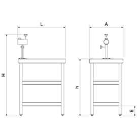 Schinkenschneidetisch RT-2D Produktbild 2 S