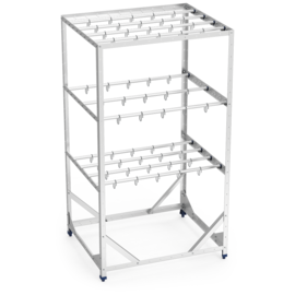 Schinkenregal 1153 x 953 x H 2033 mm Produktbild