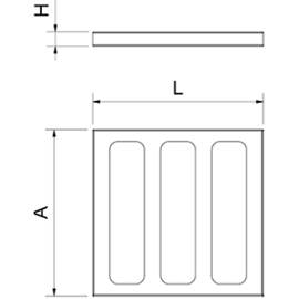 Tisch-Flaschenständer für Wein Produktbild 2 S