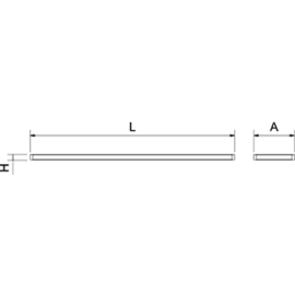 Zusätzliche Ablagefläche für Aufsatzbord aus Edelstahl 1400x400 mm Produktbild 2 S