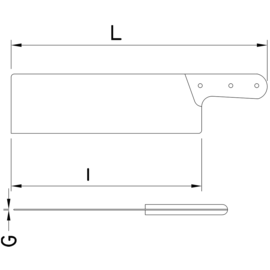 Fischmesser | Klingenlänge 29 cm L 42 cm Produktbild 2 S