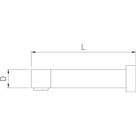 Elektrische Armatur (mit Batterie und Sensor) zur Wandmontage (Kaltwasser) Produktbild 2 S