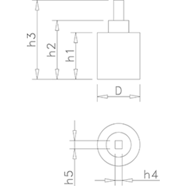 Waschbrause für Öfen mit Druckknopf Produktbild 2 S