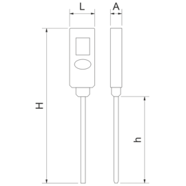 Wandbord aus Edelstahl Imagine 2 Etages764x655x860 mm. Produktbild 2 S