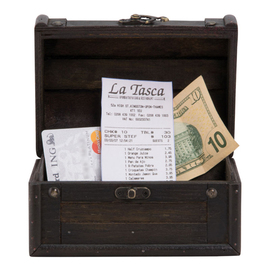 Rechnungsbox Treasure Antique Holz | 158 mm x 110 mm x 114 mm Produktbild 1 S