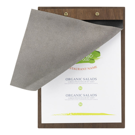 Speisekarte WALNUT DIN A4 mit Deckblatt Produktbild 1 S